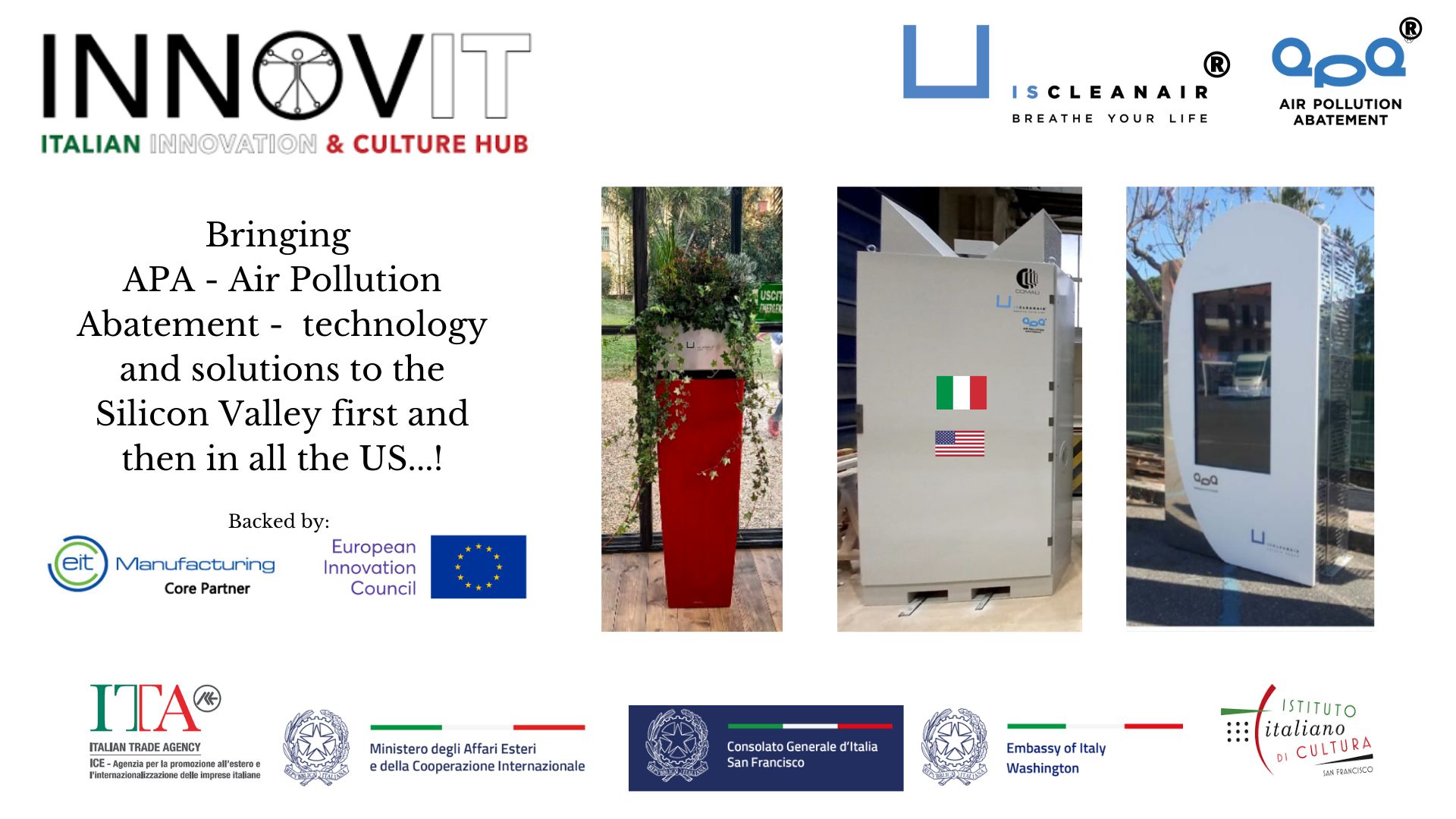 ISCLEANAIR a Innovit a San Francisco